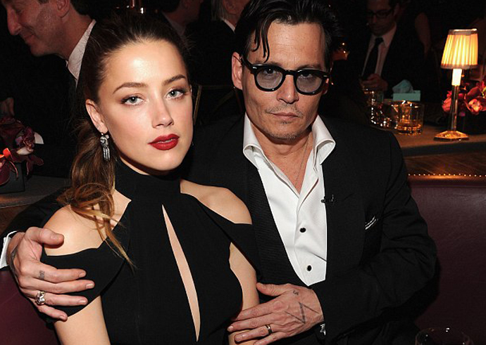 ( amber heard & johnny depp )